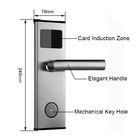 serrature di porta della carta chiave dell'hotel di acciaio inossidabile di 240*78mm con il codificatore della carta