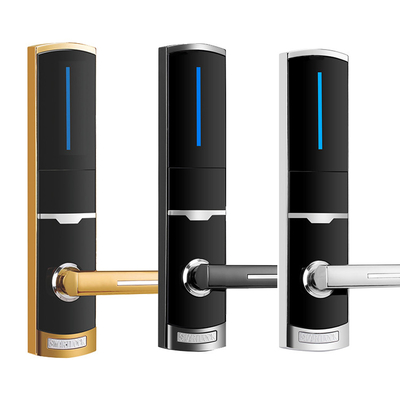 310*72mm Zinc Alloy Hotel Electronic Smart Door Locks con scheda RFID e chiave meccanica