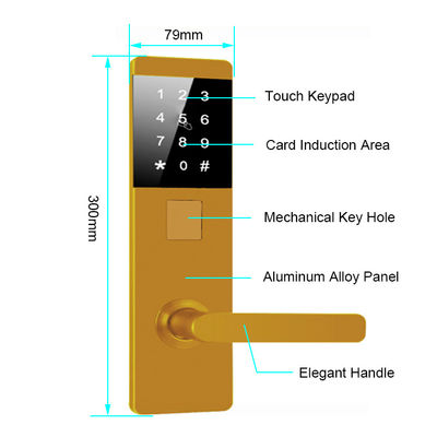 TTlock in lega di alluminio Password Serrature elettroniche intelligenti per appartamenti Home Office