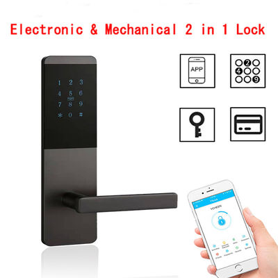 4 in 1 Password App Controlled Keyless Digital Door Lock con touch screen