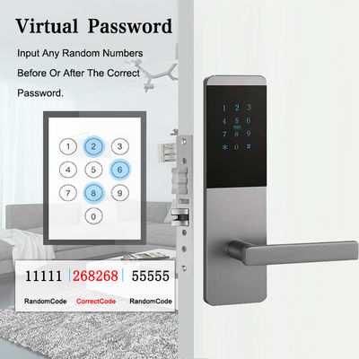 4 in 1 Password App Controlled Keyless Digital Door Lock con touch screen