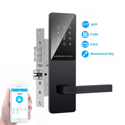 Tastiera touch colore nero appartamento smart lock porta per porta d'ingresso