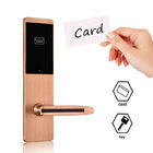 Opzioni di 4 colori Zinc Alloy Hotel Smart Door Locks con carta di carta e chiave meccanica