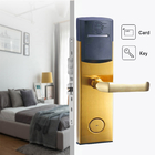 La carta chiave dell'hotel del FCC chiude il colore a chiave dorato dell'anti ruggine della sala SUS304 di 285×77mm