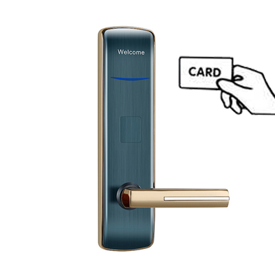 Carta chiave di alloggio di zinco hotel lucchetti elettronici per porte intelligenti con software di gestione gratuito