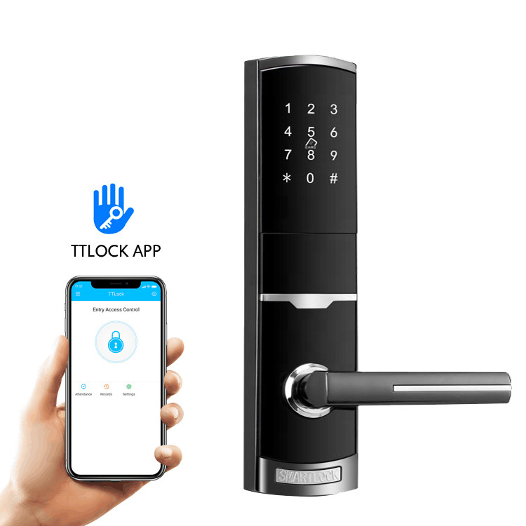 Blocco di password in lega di zinco Blocchi elettronici di porte intelligenti con TTlock Tuya App