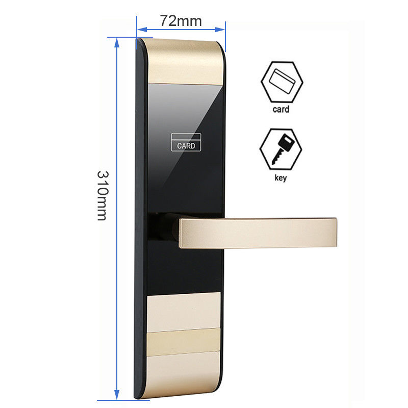 Serratura intelligente di codice di Smart della mortasa della serratura di porta dell'oro RFID