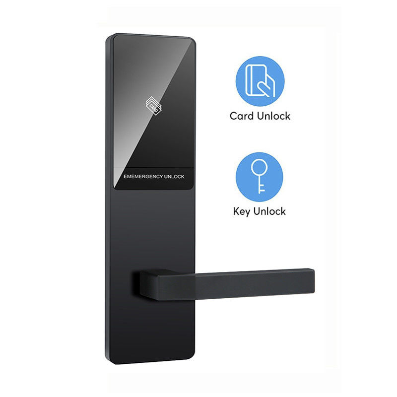Serrature per porte a chiave da hotel in lega di alluminio con codificatore di carte e interruttore di risparmio energetico