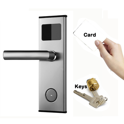 serrature di porta della carta chiave dell'hotel di acciaio inossidabile di 240*78mm con il codificatore della carta