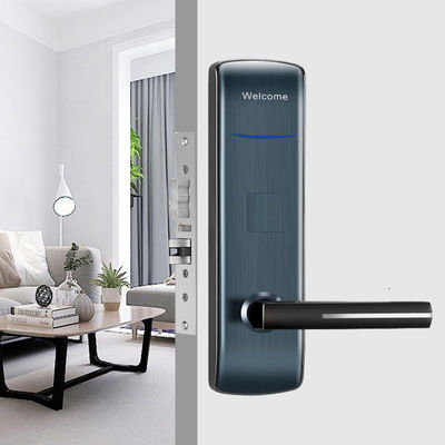 Serrature elettroniche per hotel in lega di zinco di colore oro con codificatore di carte per appartamento hotel motel