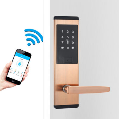 Chiusura porta smart keypad in acciaio inossidabile nero con app smart TTlock